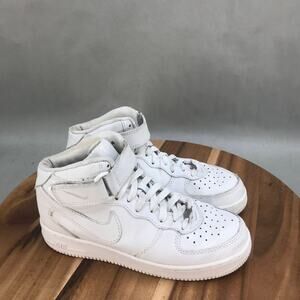 Nike Kids White High-Top Sneakers